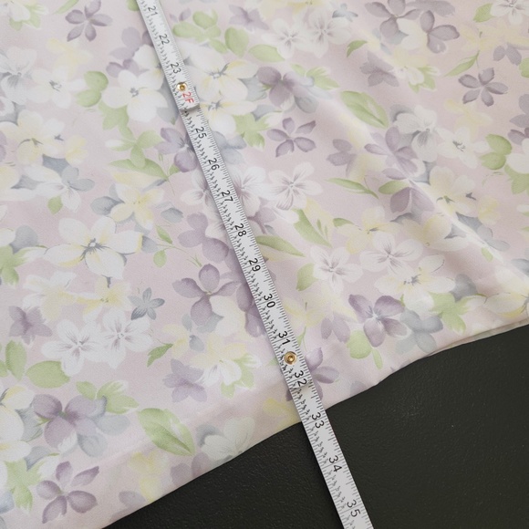Vintage 90s Pendleton Pastel Purple Floral Midi Skirt‎ Size 14 Petite - Picture 13 of 15